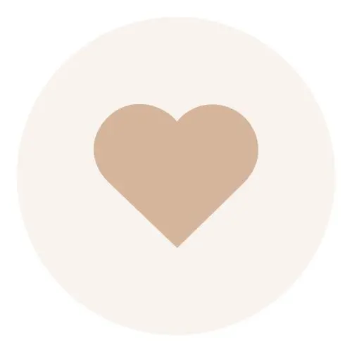Icono de corazón que representa el amor y las emociones en las bodas.