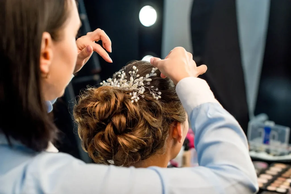 Servicio de peluqueria profesional para bodas en palma